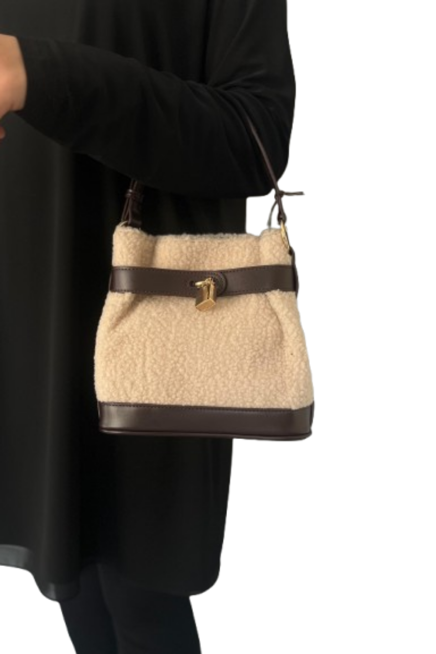 Laura Ashley Teddy Kumaş Omuz ve El Çantası