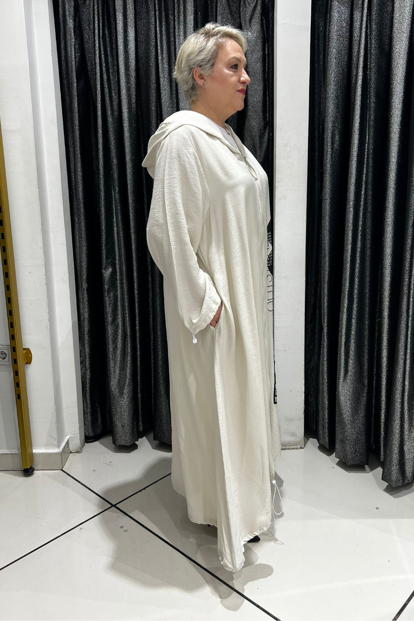 Selma Büyük Beden Baskı Detaylı Kap