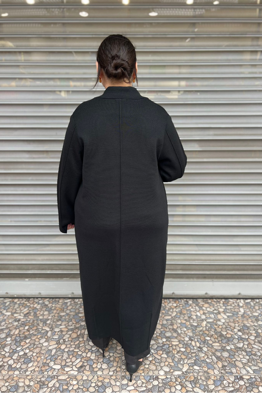 Selma Büyük Beden Blazer Triko Hırka