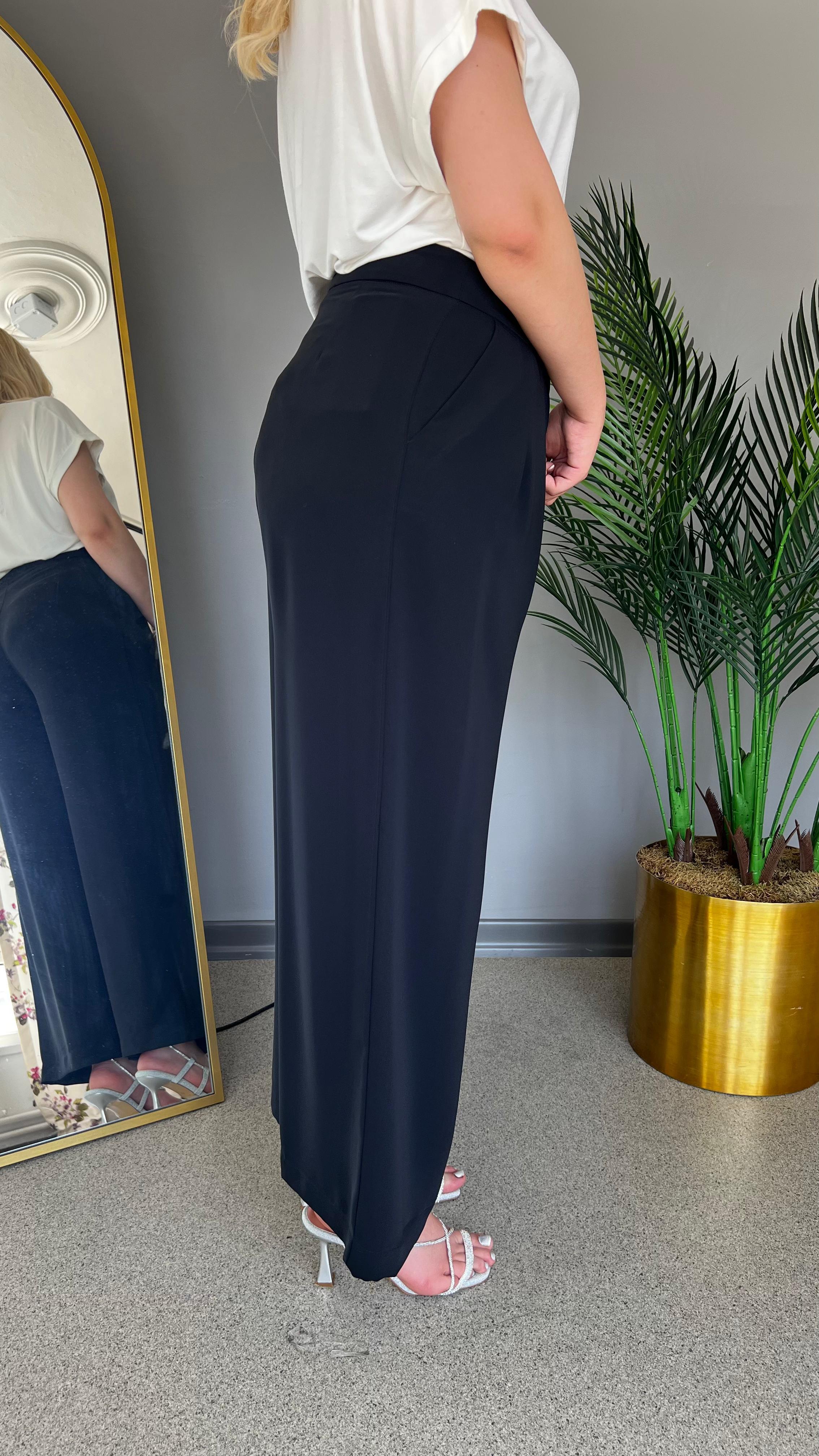 Selma Büyük Beden Hafif Kumaşlı Yazlık Pantolon