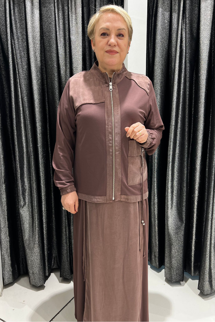 Selma Büyük Beden İçli Dışlı İkili Takım