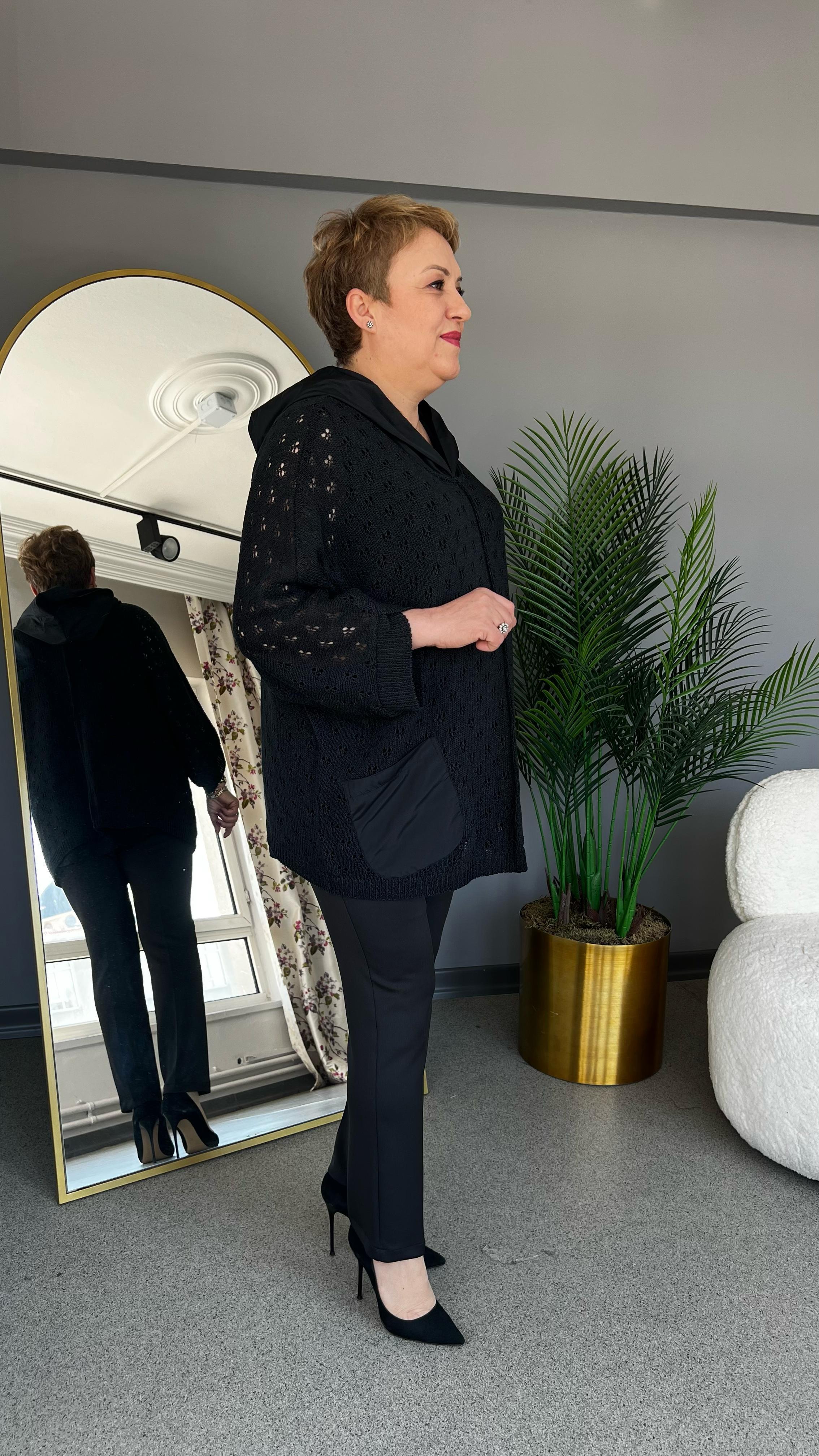 Selma Büyük Beden Merserize Bluz