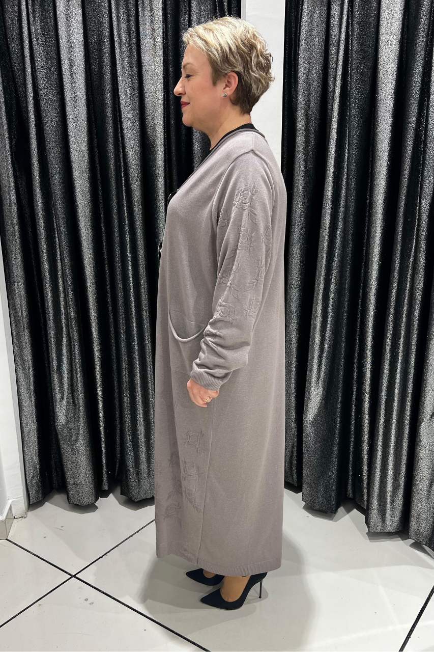 Selma Büyük Beden Merserize Şık Hırka