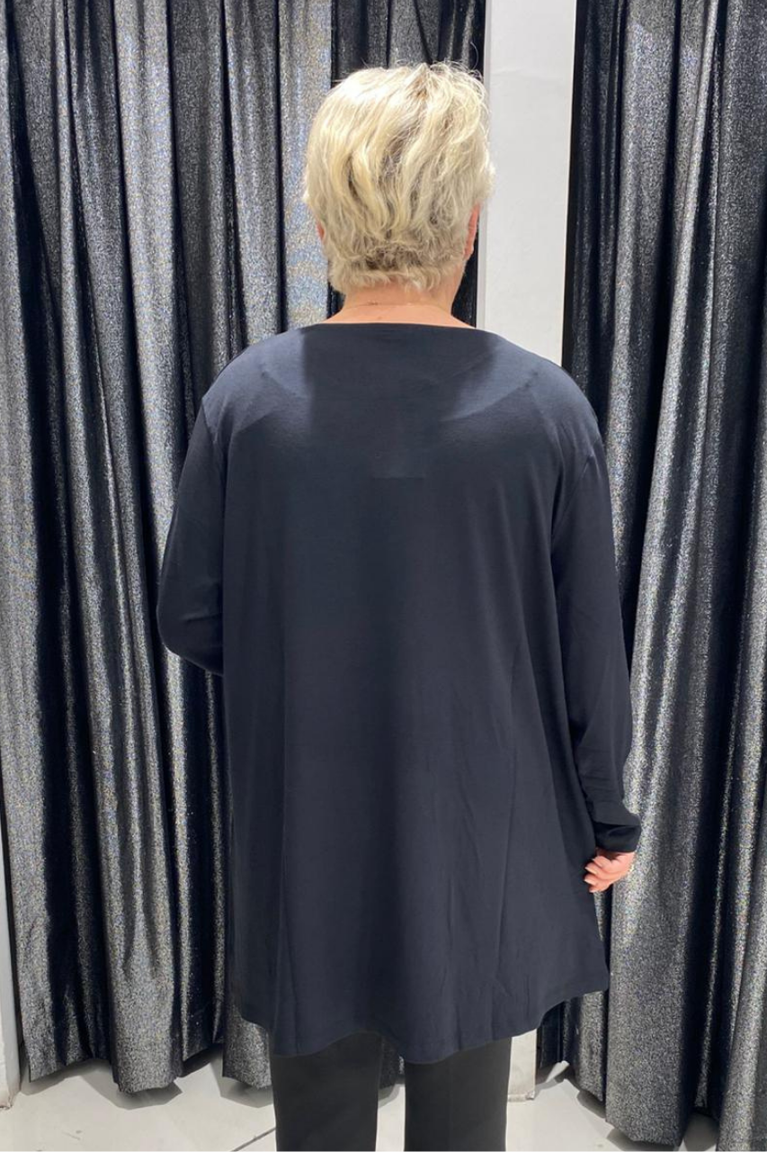 Selma Büyük Beden Modern Desen Detaylı Tunik