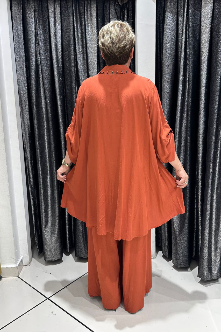 Selma Büyük Beden Rahat Kesim İkili Takım