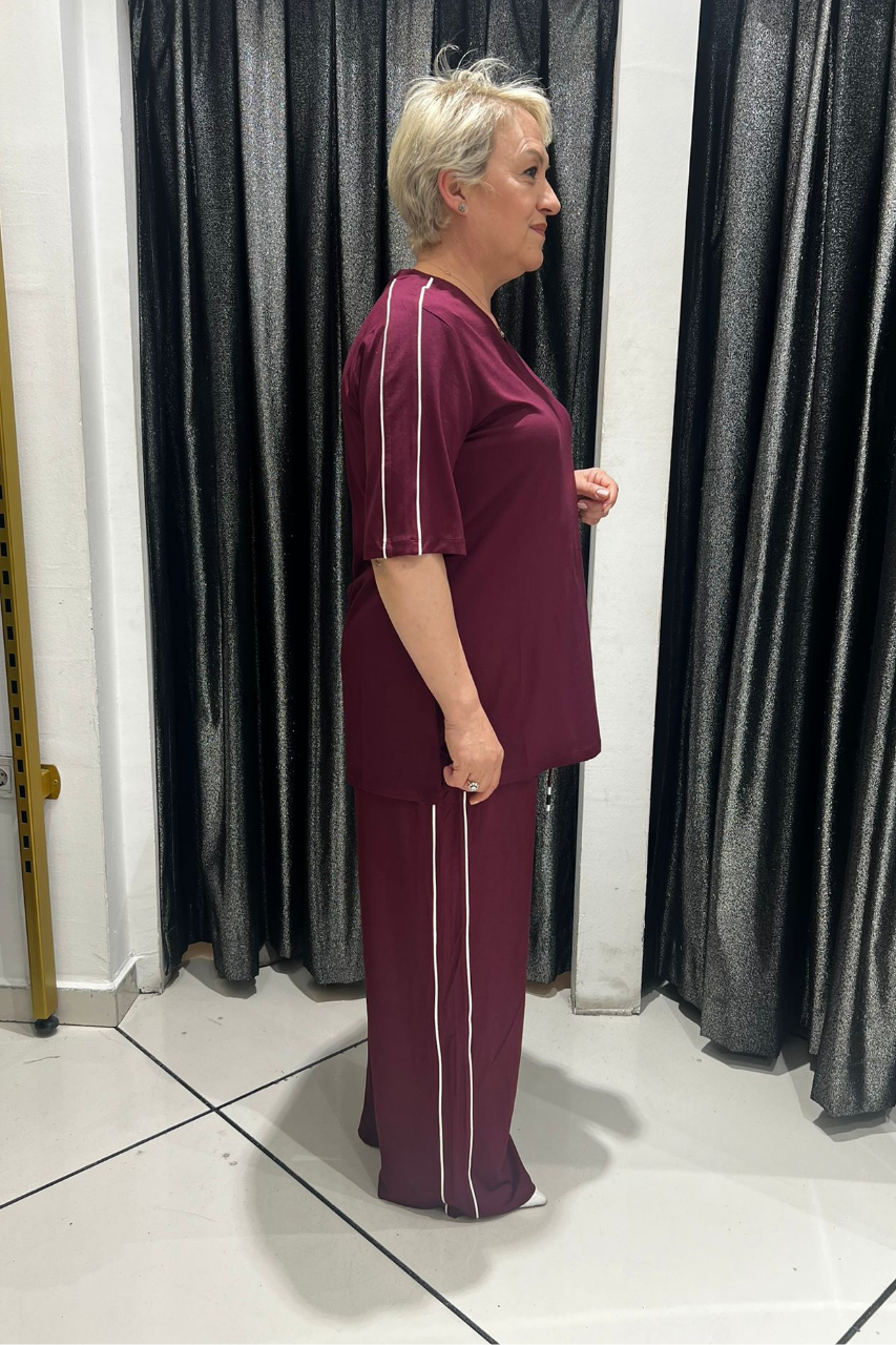 Selma Büyük Beden Rahat Kesim İkili Takım