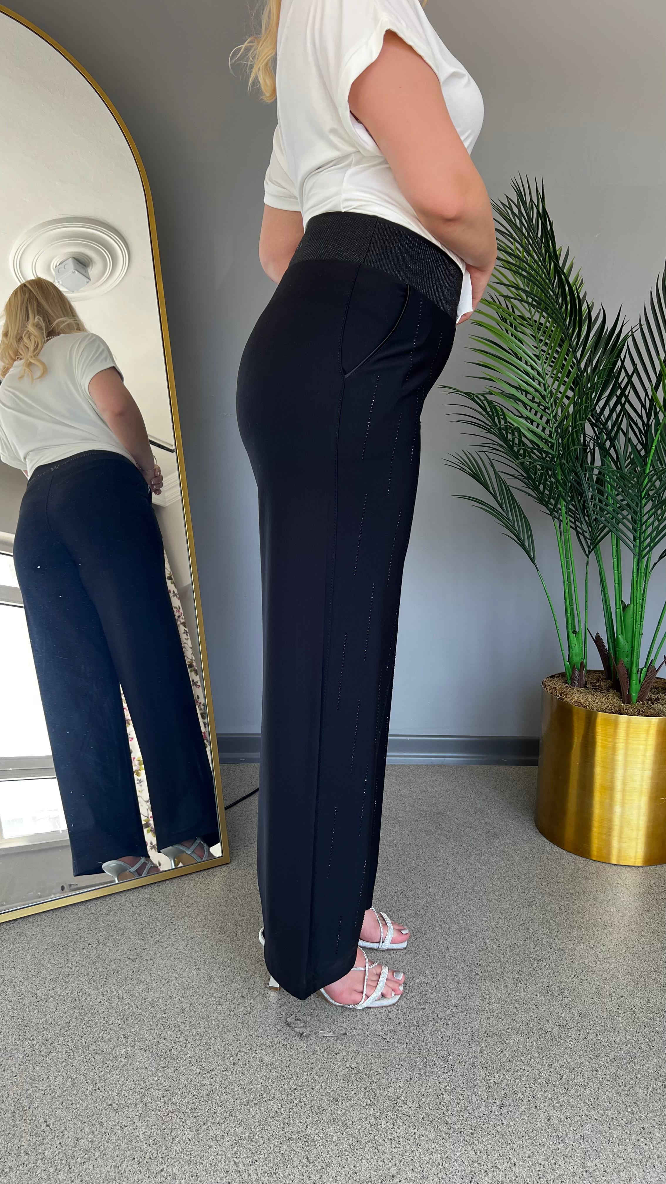 Selma Büyük Beden Rahat Kesim Şık Pantolon