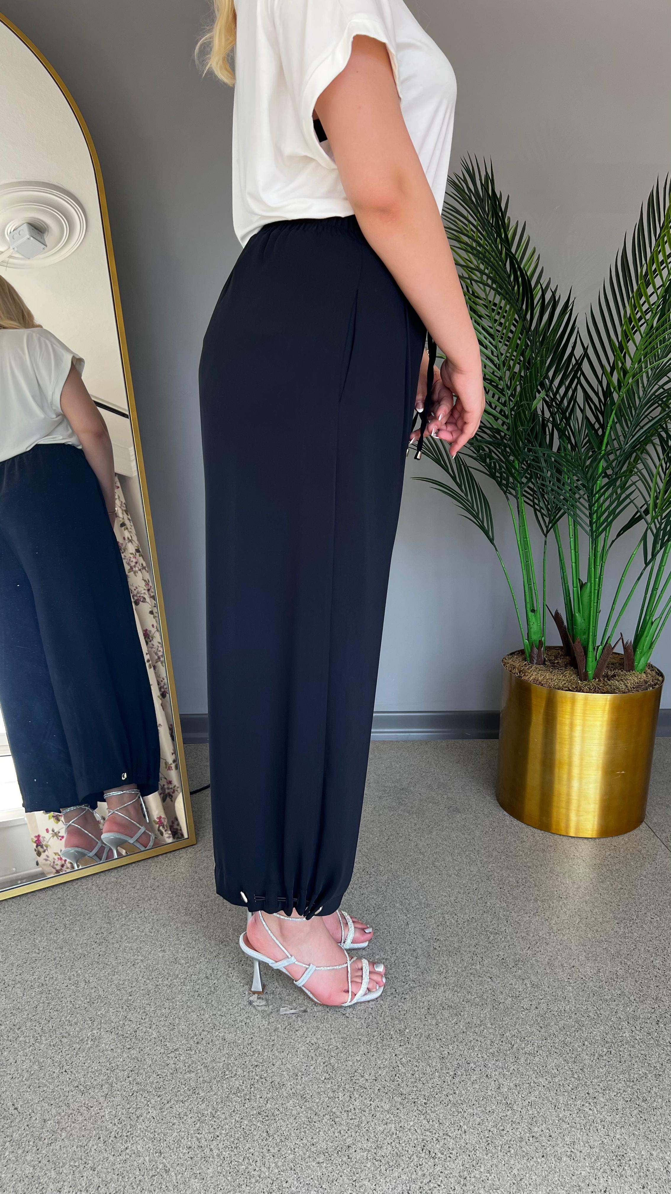 Selma Büyük Beden Rahat Kesim Şık Pantolon