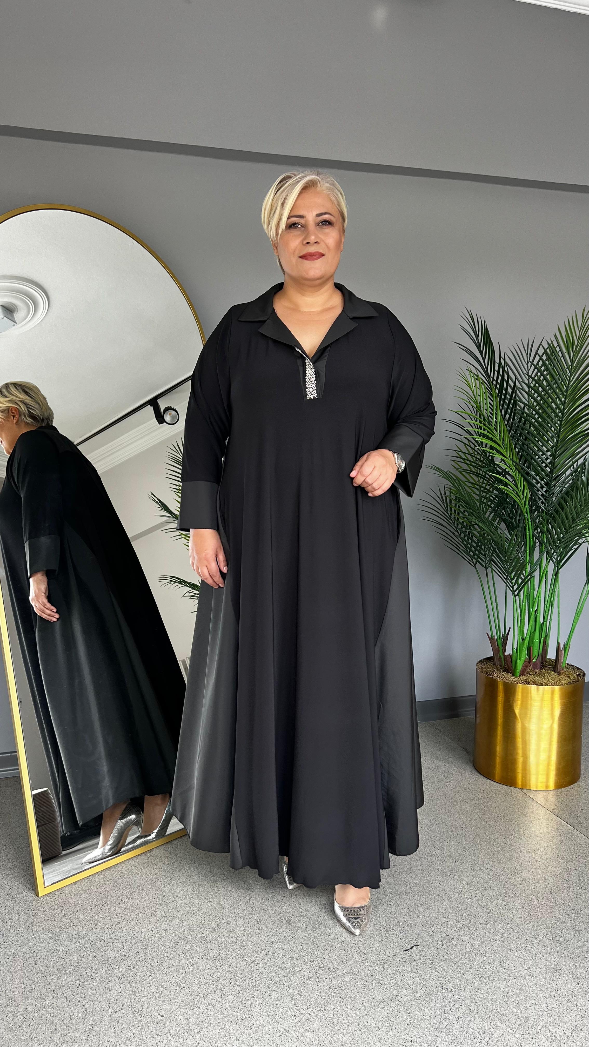 Selma Büyük Beden Salaş Elbise