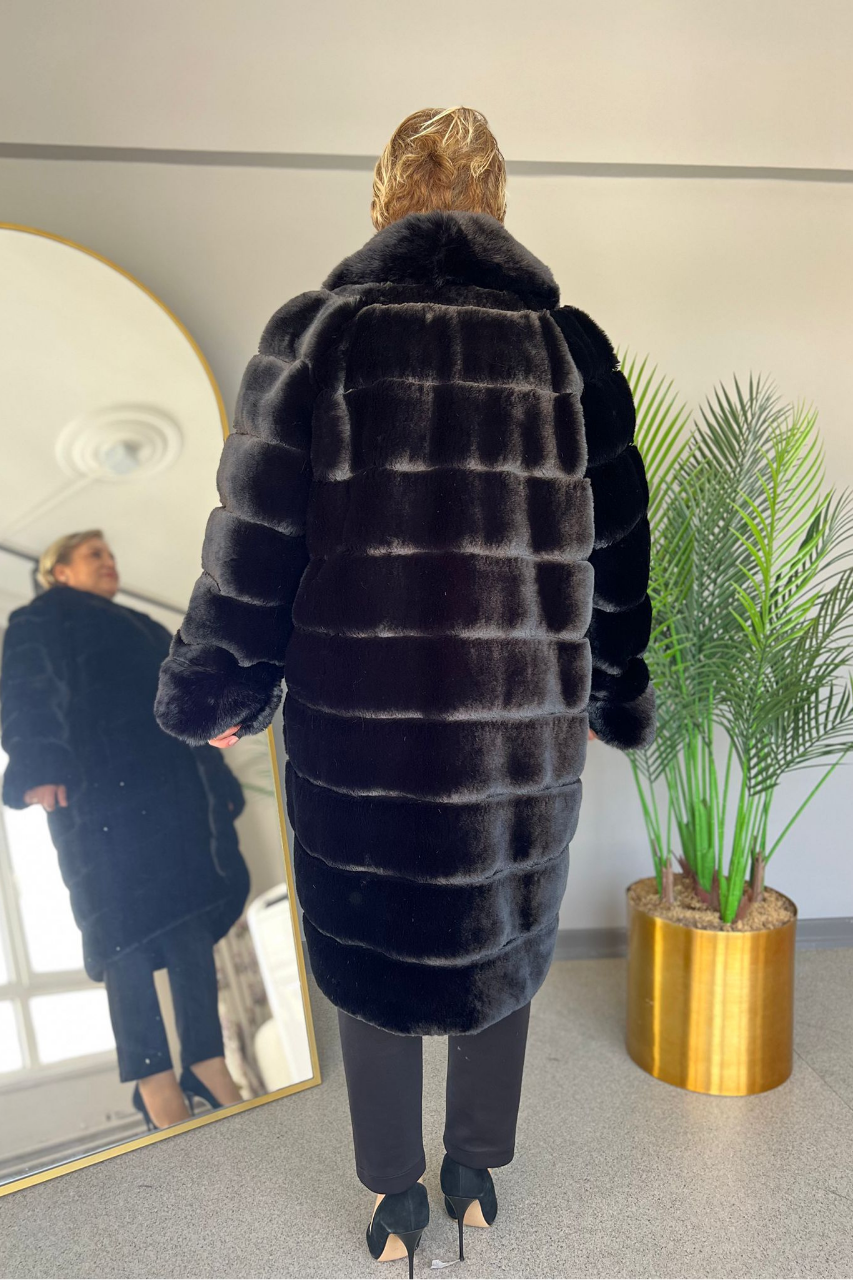 Selma Büyük Beden Şık ve Sıcak Kürk