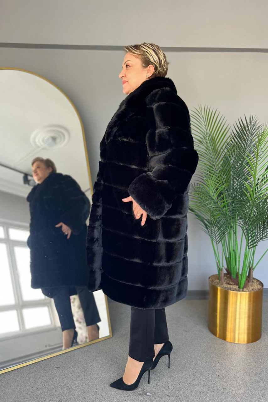 Selma Büyük Beden Şık ve Sıcak Kürk