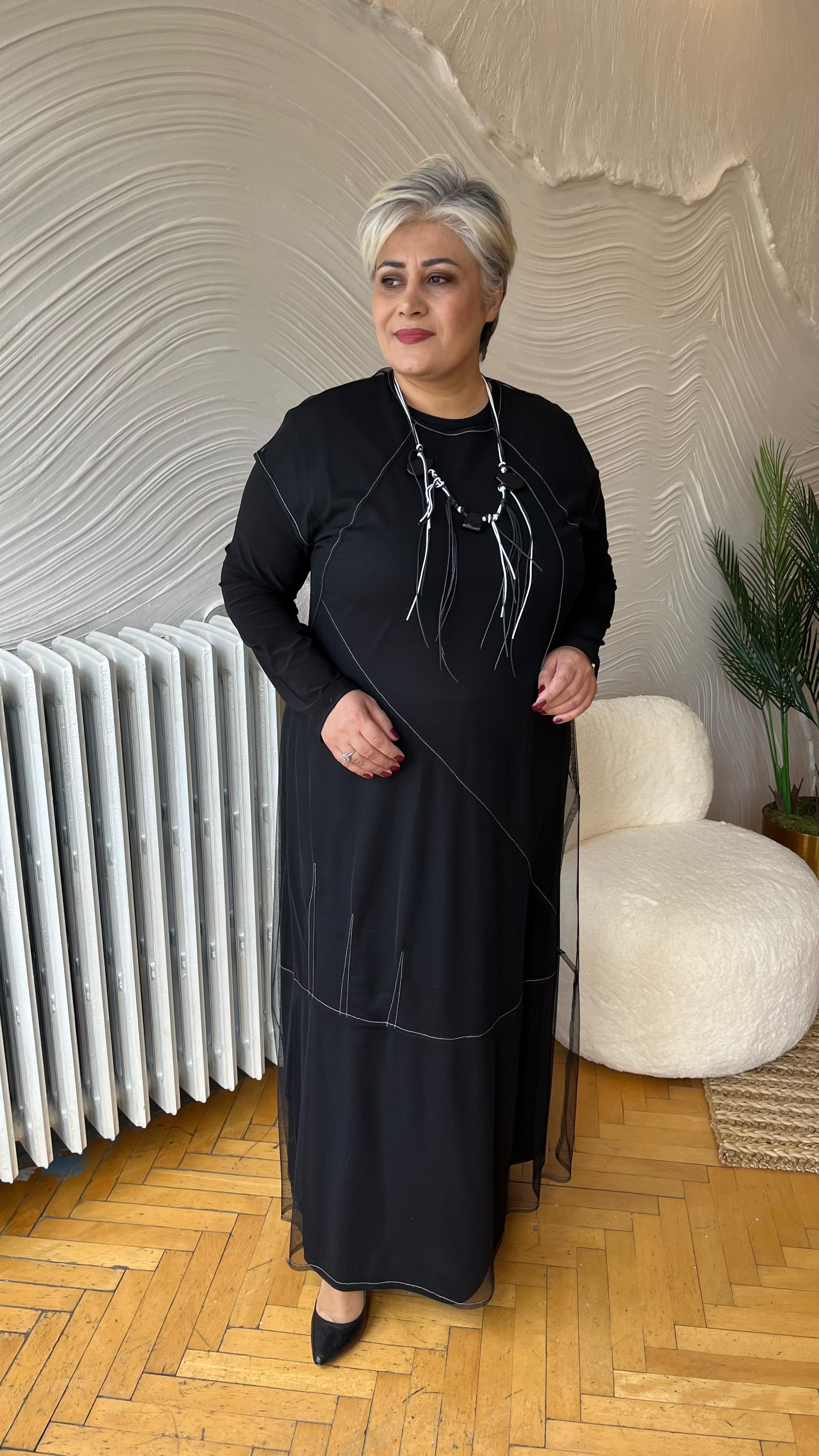 Selma Büyük Beden Süveterli Takım