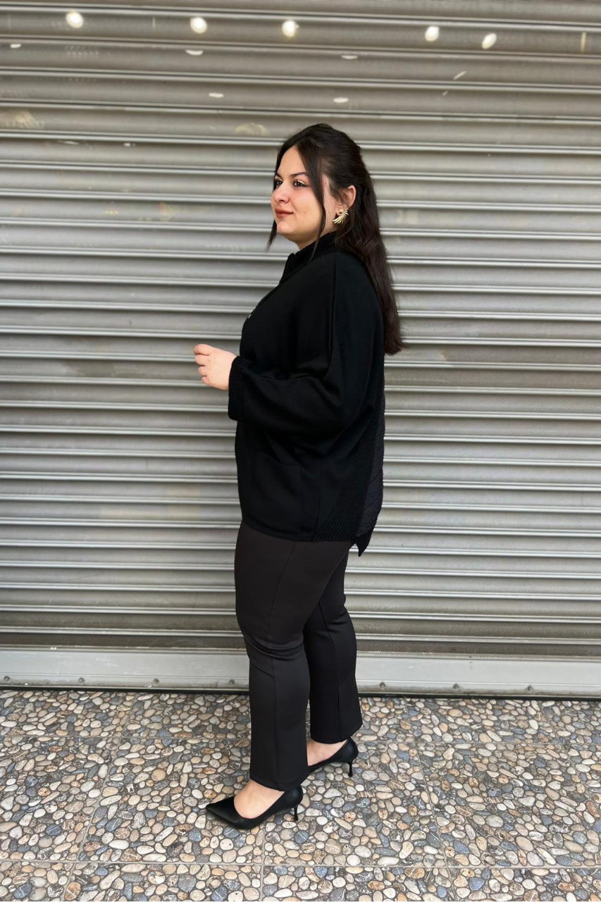Selma Büyük Beden Triko Hırka