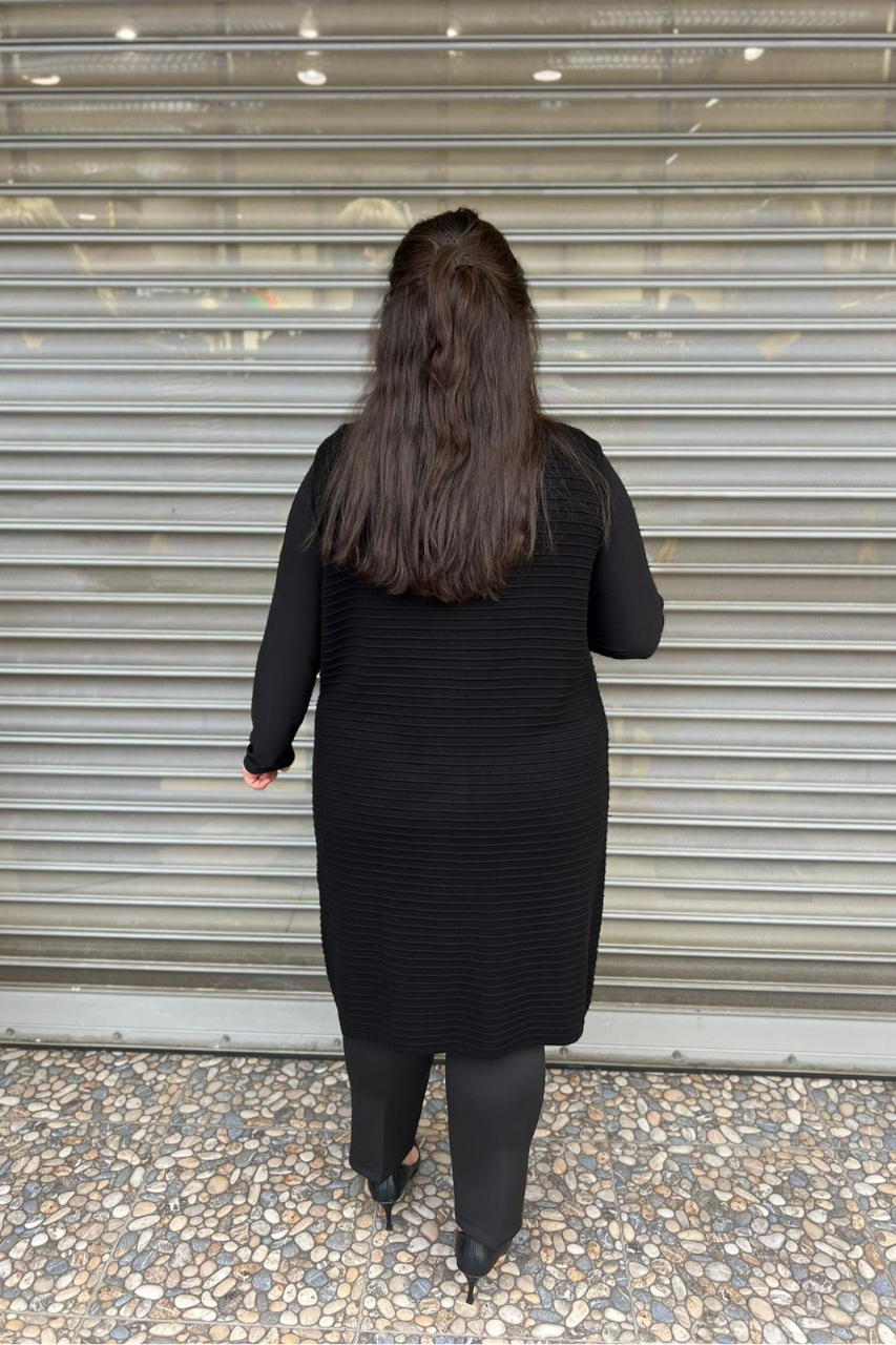 Selma Büyük Beden Triko Yelek