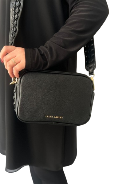 Laura Ashley Örgü Kayış Detaylı Çapraz ve Omuz Çantası