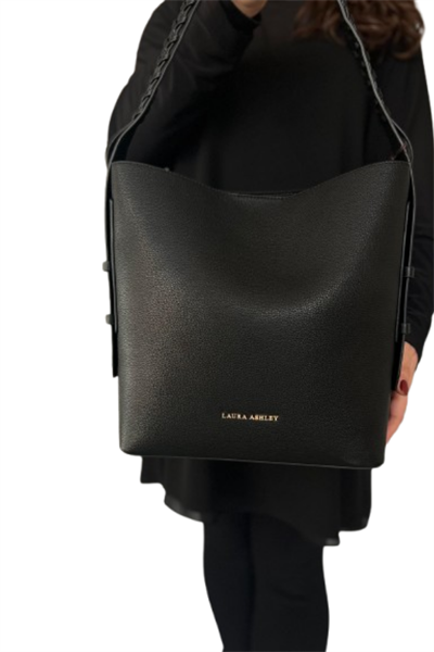 Laura Ashley Örgü Sap Detaylı Omuz Çantası