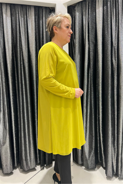 Selma Büyük Beden 100 cm Uzun Kol İçlik/Tunik