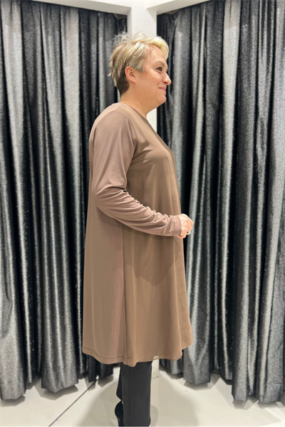 Selma Büyük Beden 100 cm Uzun Kol İçlik/Tunik