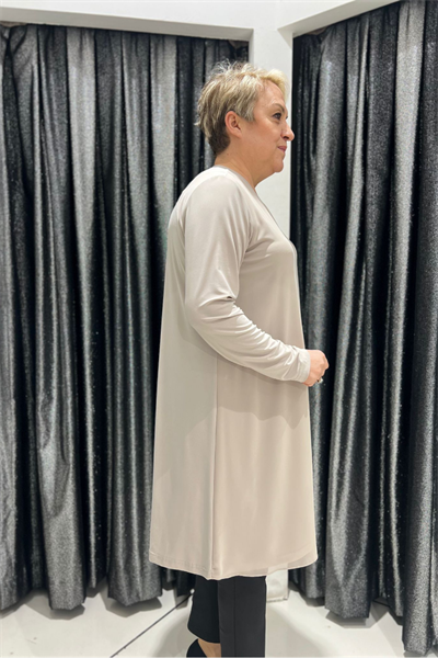 Selma Büyük Beden 100 cm Uzun Kol İçlik/Tunik