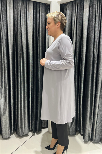 Selma Büyük Beden 100 cm Uzun Kol İçlik/Tunik