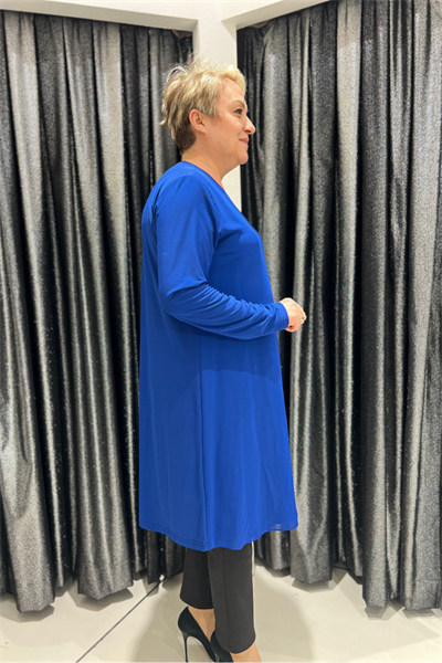 Selma Büyük Beden 100 cm Uzun Kol İçlik/Tunik