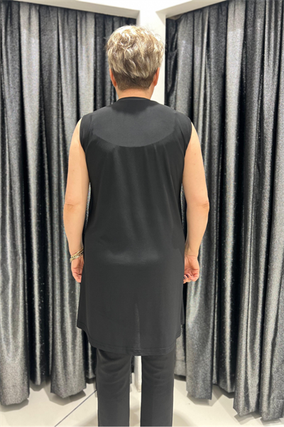 Selma Büyük Beden 90cm Kolsuz İçlik/Tunik