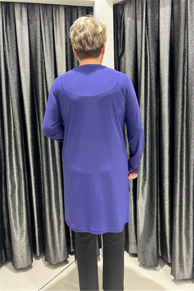 Selma Büyük Beden 90cm Uzun Kol İçlik/Tunik