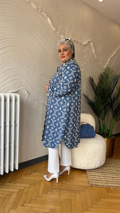 Selma Büyük Beden Ajurlu Kap