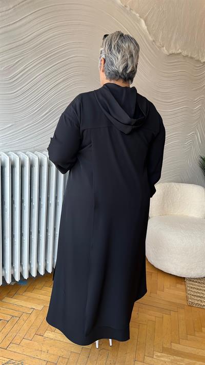 SELMA BÜYÜK BEDEN ASİMETRİK KESİM SALAŞ KAP