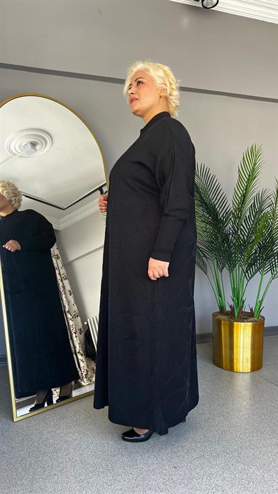 Selma Büyük Beden Basic Triko Elbise