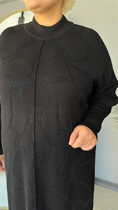 Selma Büyük Beden Basic Triko Elbise