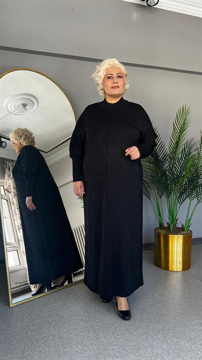 Selma Büyük Beden Basic Triko Elbise