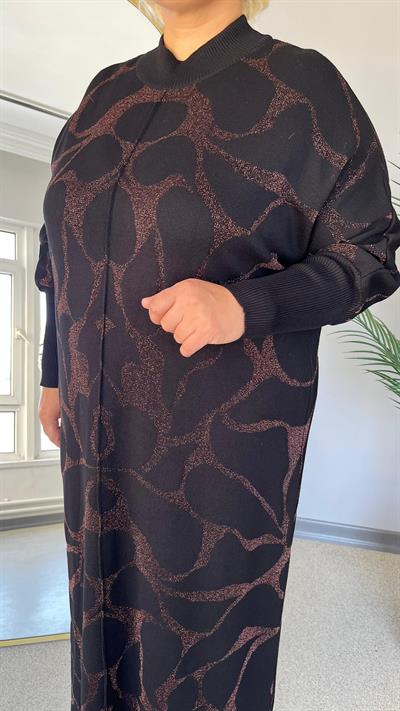 Selma Büyük Beden Basic Triko Elbise