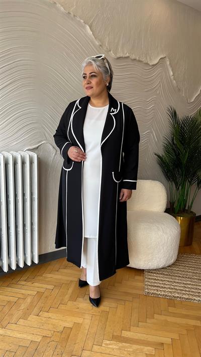 Selma Büyük Beden Biyeli Klasik Takım