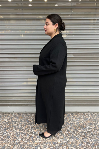 Selma Büyük Beden Blazer Triko Hırka