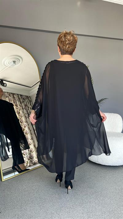 Selma Büyük Beden Çiçek Desenli Bluz