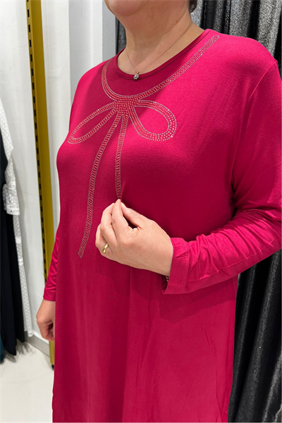Selma Büyük Beden Dekoratif Detaylı Tunik
