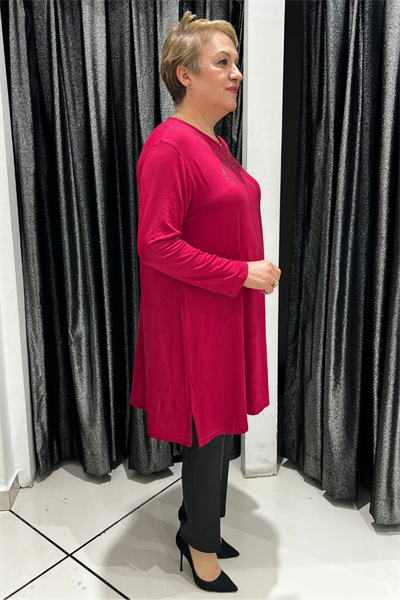 Selma Büyük Beden Dekoratif Detaylı Tunik