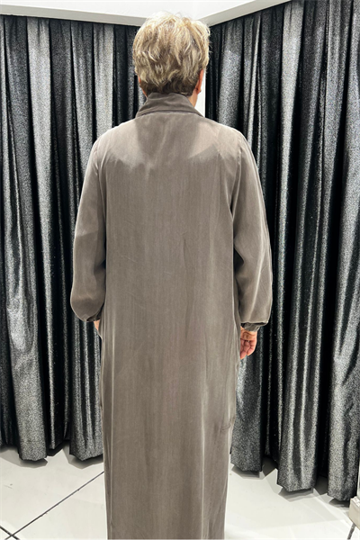 Selma Büyük Beden Devrik Yaka Ferace