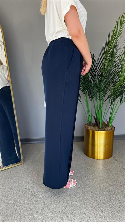 Selma Büyük Beden Dikiş Detaylı Rahat Pantolon