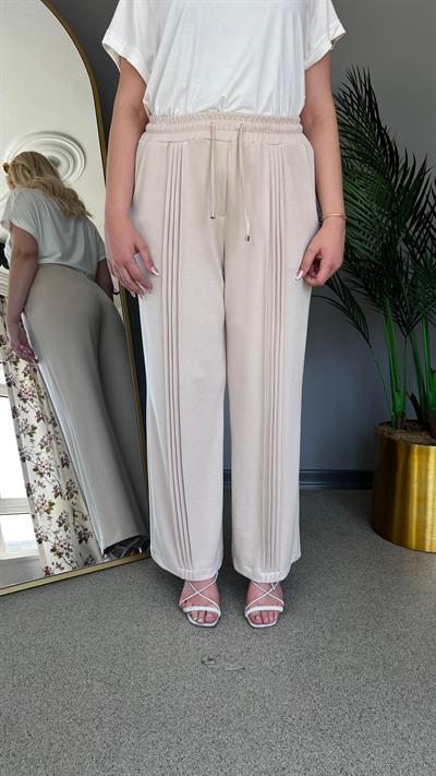 Selma Büyük Beden Dikiş Detaylı Rahat Pantolon