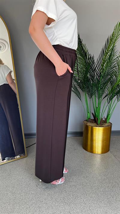 Selma Büyük Beden Dikiş Detaylı Rahat Pantolon