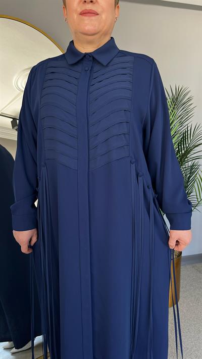 Selma Büyük Beden Dokuma Ferace