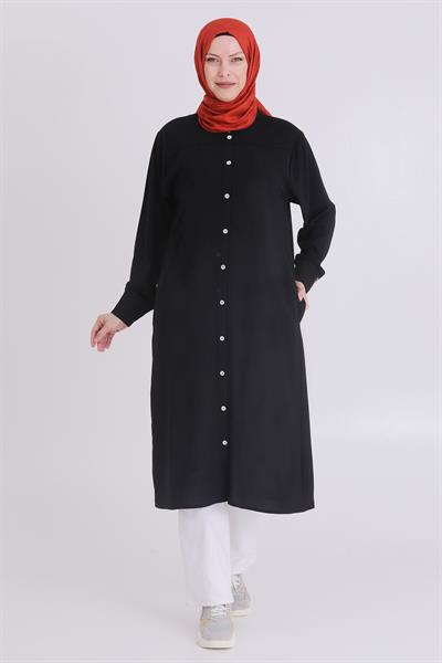 Selma Büyük Beden Etnik Şeritli Kap