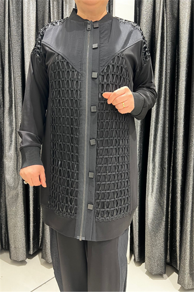 Selma Büyük Beden File Detaylı Takım