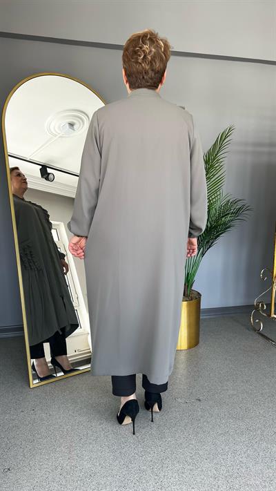 Selma Büyük Beden Fırfırlı Biyeli Kap