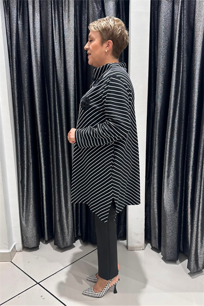 Selma Büyük Beden Floral Aplikeli Çelik Kumaş Tunik