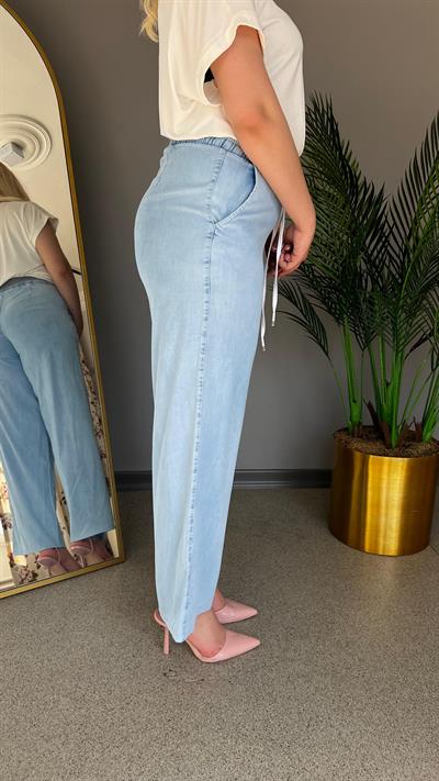 Selma büyük beden Geniş Paça Pantolon