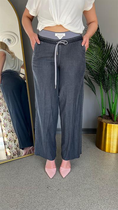 Selma büyük beden Geniş Paça Pantolon