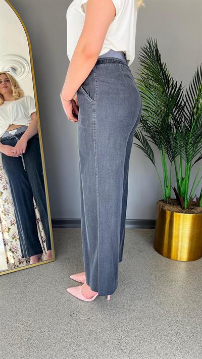 Selma büyük beden Geniş Paça Pantolon